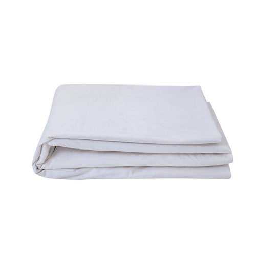 Funda nórdica inspire lisa algodón egipcio 300 hilos blanco para cama de 150 cm
