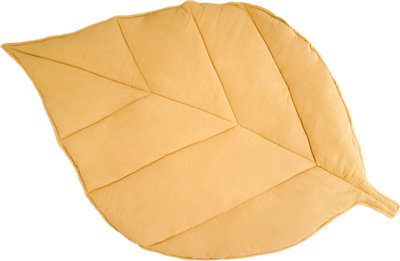 Alfombra Hoja mostaza 160x96 cm