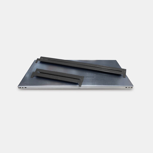 Balda metálica adicional 80x30cm sin tornillos grga 250kg/b