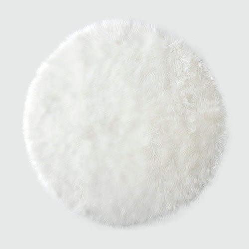 Alfombra lana sanderson mapperton-gr 45905 140x200cm 19 Alfombra acrílica circular pelo largo skin blanco ø 140 cm
