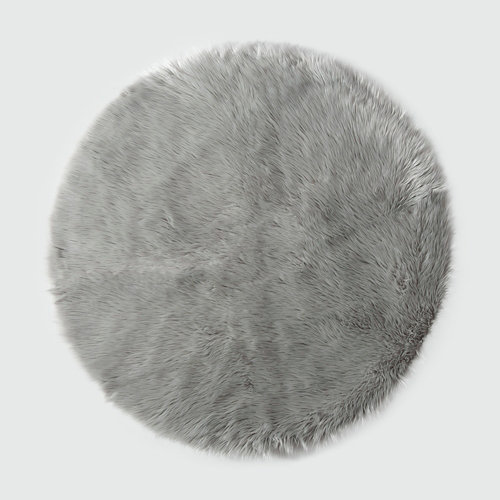 Alfombra lana sanderson mapperton-gr 45905 140x200cm 22 Alfombra acrílica circular pelo largo skin gris ø 90 cm