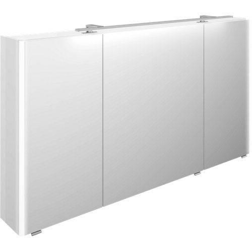 Armario baño con espejo maroni image 130 cm 3 puertas de la marca Blanca / Sin definir en acabado de color Blanco fabricado en Varios, ver descripción