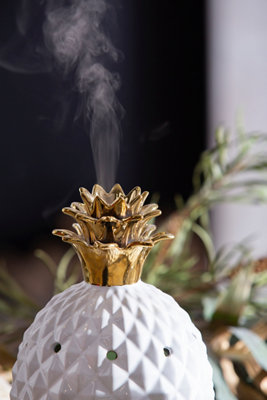 Difusor de aromas cerámica Piña blanca ·