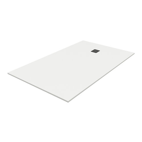 Plato ducha rectangular pietra 180x70 cm blanco