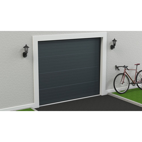 puerta holanda blanco de apertura derecha de 62.5 cm 24 Puerta garaje seccional motorizada ral 7011 250x212,5