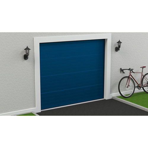 Puerta doble acristalada lucerna premium blanca i 9x125 cm 26 Puerta garaje seccional motorizada ral 5010 250x212,5