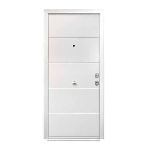 puerta dalí gris de apertura izquierda de 62.5 cm 28 Puerta de entrada acorazada lucerna izquierda de 89x206cm
