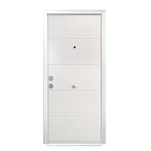 Escalera de caracol steel circular uso interior diametro 140cm blanco/gris 24 Puerta de entrada acorazada lucerna derecha de 89x206cm