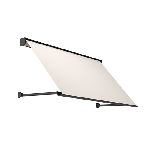 puerta arpa nogal de apertura derecha de 62.5 cm 28 Toldo menorca brazo punto recto motorizado con cofre gris y tela beige 2,5x1m