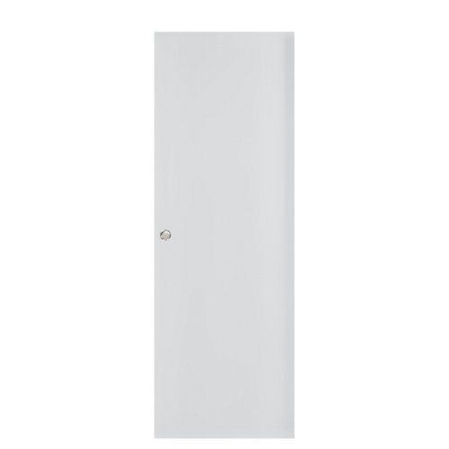 Puerta corredera ciega bari plus blanca uñero+condena 72,5cm