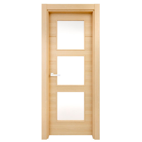 Puerta acristalada berna roble miel 130x62,5 cm d