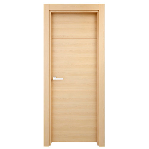 Kit pasamanos de aluminio en color inox brillo redondo de 2m soportes inlcuidos 25 Puerta ciega berna roble miel 130x62,5 cm d