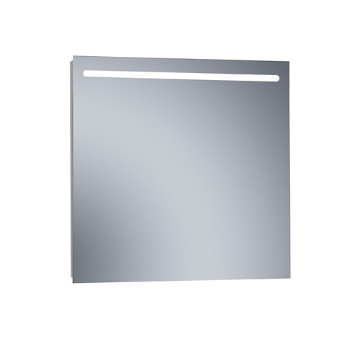 Espejo de baño con luz nidia blanco 80 x 80 cm