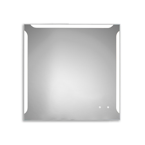Espejo de baño con luz led alice ac 80 x 80 cm