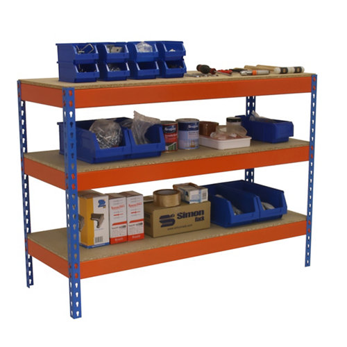 Mesa simonwork basic 3 902160-3 azul/naranja/madera