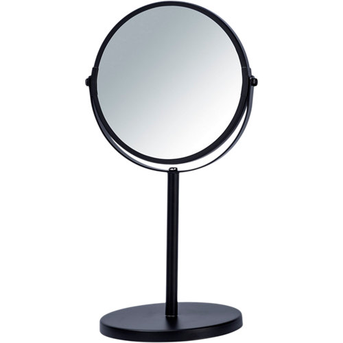 Espejo cosmético asissi x 3 negro de la marca Wenko en acabado de color Negro fabricado en Varios, ver descripción