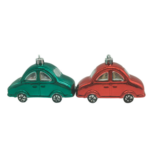 Set de 2 colgantes coches 11,5 cm