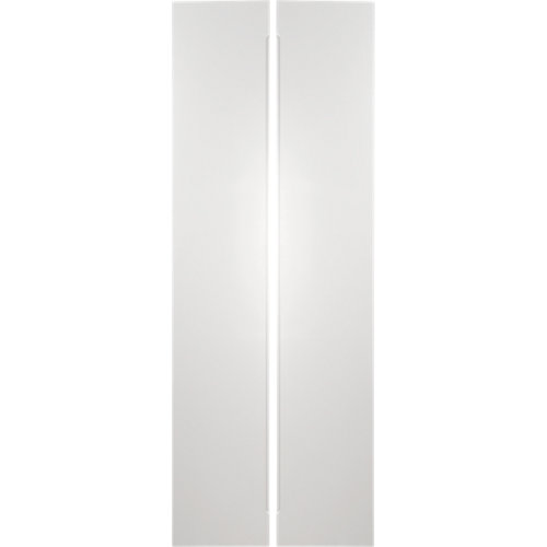 Pack 2 puertas abatibles armario osaka blanco 30x240x1 9cm