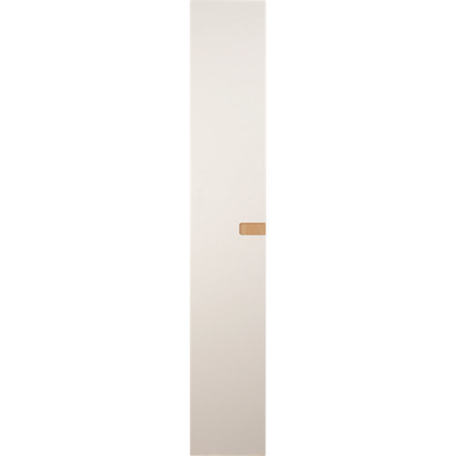 Puerta abatible de armario nepal blanco y roble 40x240x1,9cm