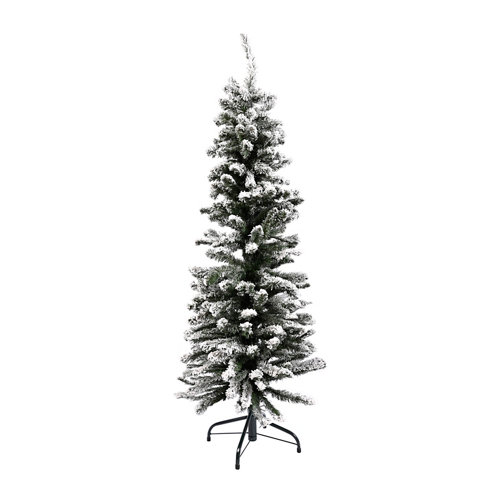 Árbol de navidad laponia slim blanco 150 cm
