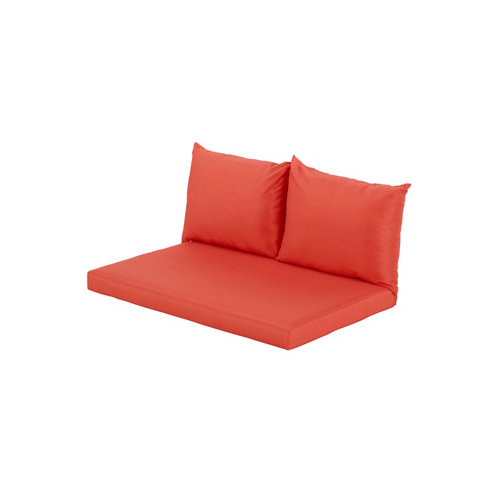 Cojín de palet exterior naterial bigrey rojo