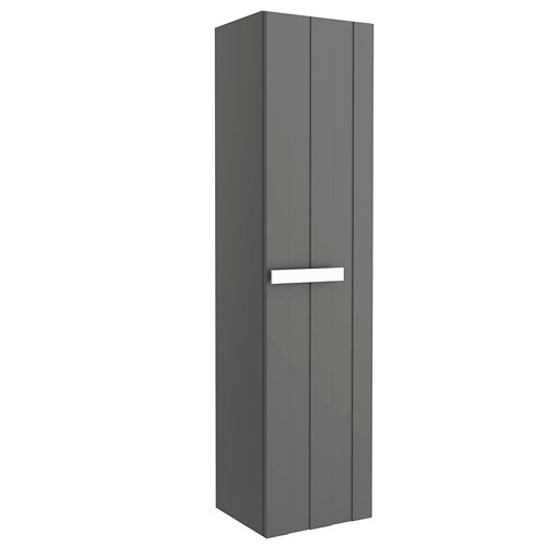 Columna de baño atelier gris oscuro 30x120x30 cm