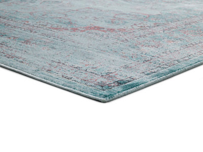 Alfombra color azul viscosa Lara 160 x 230cm · LEROY MERLIN Alfombra color azul viscosa Lara Aqua 160 x 230cm · LEROY MERLIN