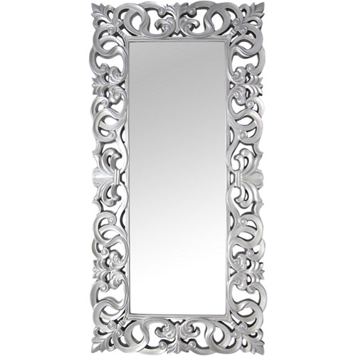 Espejo enmarcado rectangular goya plata plata 178 x 88 cm