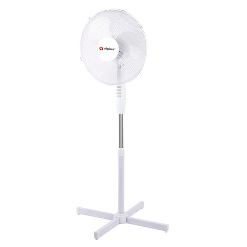 Ventilador de pie alpina 40 de 42w blanco