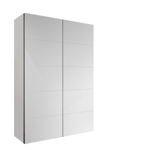 Armario spaceo home lucerna blanco corredera interior blanco 240x120x60cm