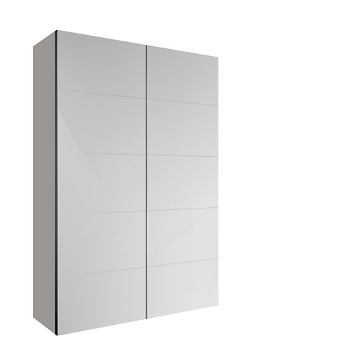Armario spaceo home lucerna blanco corredera interior textil 240x120x60cm