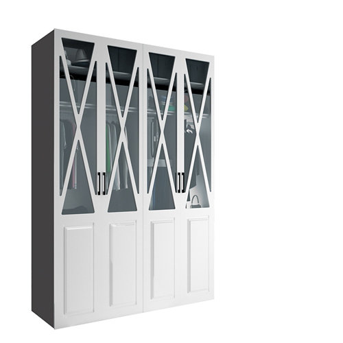 puerta noruega gris de apertura izquierda de 62.5 cm 24 Armario spaceo home manila blanco abatible interior gris 240x160x60cm