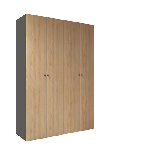 Junquillo pvc fn profile 240 cm natural mod035 26 Armario spaceo home mallorca roble abatible interior gris 240x160x60cm