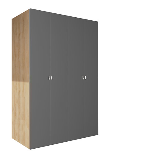 puerta niza sapelly de apertura derecha de 105 cm 28 Armario spaceo home macao blanco abatible interior roble 240x160x60cm