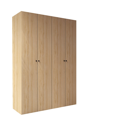 puerta viena wengué de apertura derecha de 62.5 cm 26 Armario spaceo home mallorca roble abatible interior roble 240x160x60cm