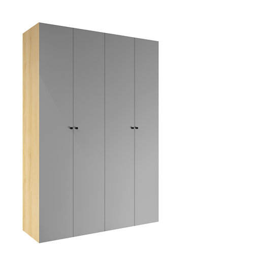 puerta noruega wengué de apertura derecha de 82.5 cm 23 Armario spaceo home mallorca textil abatible interior roble 240x160x60cm