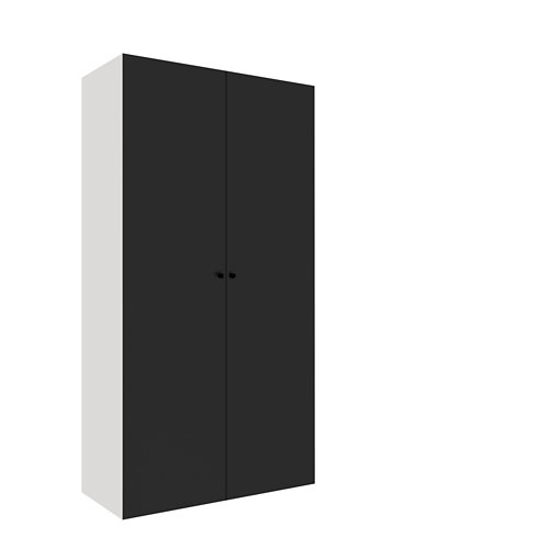puerta oslo acacia de apertura derecha de 72.5 cm 25 Armario spaceo home mallorca gris abatible interior blanco 240x120x60cm