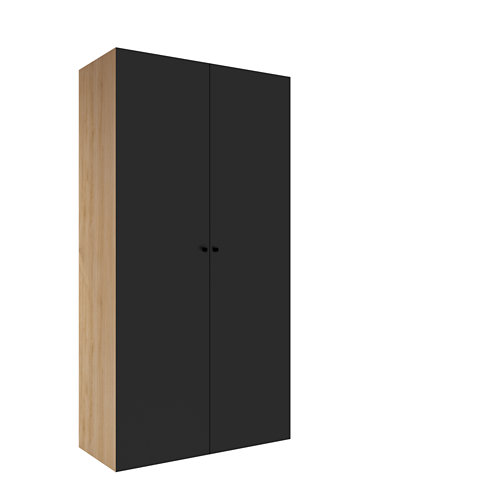Ventana pvc artens roble oscilobatiente persiana derecha 60x119 cm guía 23 Armario spaceo home mallorca gris abatible interior roble 240x120x60cm