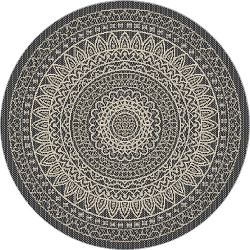 Alfombra gris pvc stars 5357 120 x 180cm 27 Alfombra de interior y exterior negra polipropileno vejer 120 x 120cm