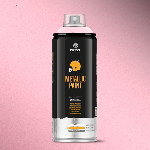 Spray pintura montana pro metalizado oro rosa 400ml