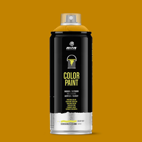Spray pintura montana pro ral-1028 amarillo melón 400ml