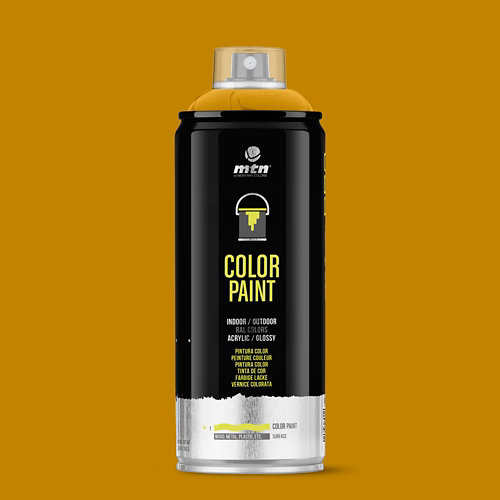 Pack 3 spray pintura montana wb 100 3 (gris-negro-blanco) de la marca MONTANA en acabado de color Amarillo / dorado fabricado en Varios, ver descripción