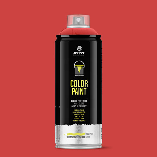 Spray pintura montana pro ral-3000 rojo vivo 400ml
