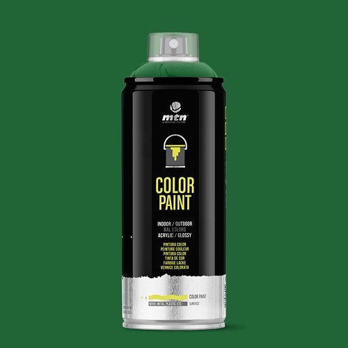 Spray pintura montana pro ral-6002 verde hoja 400ml