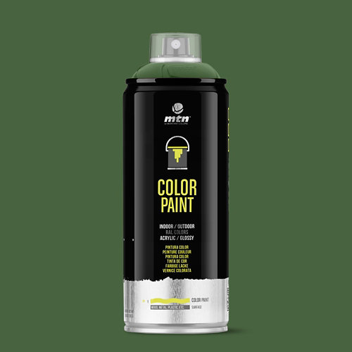 Spray pintura montana pro ral-6011 verde reseda 400ml