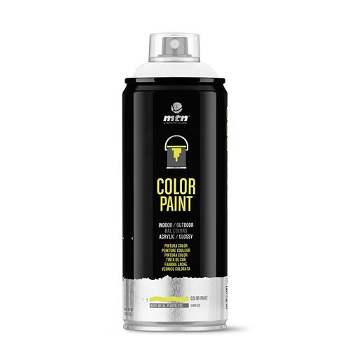 Spray pintura montana pro ral-9010 blanco 400ml