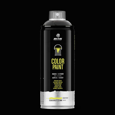Spray pintura MONTANA PRO RAL-9005 Negro 400ml