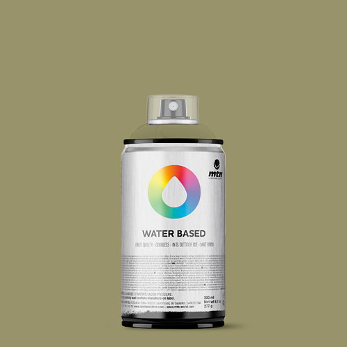Spray pintura montana wb 300 fluorescent yellow 300ml de la marca MONTANA en acabado de color Gris / plata fabricado en Varios, ver descripción