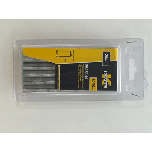 Blister 1000 uds. grapas 90-20 de la marca Blanca / Sin definir en acabado de color No definido fabricado en Hierro