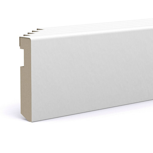 puerta viena wengué de apertura izquierda de 105 cm 27 Pack 5 rodapié lacado blanco 70x15x2200
